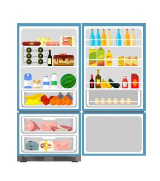 问：要把食物放冰箱，应该分几层？
